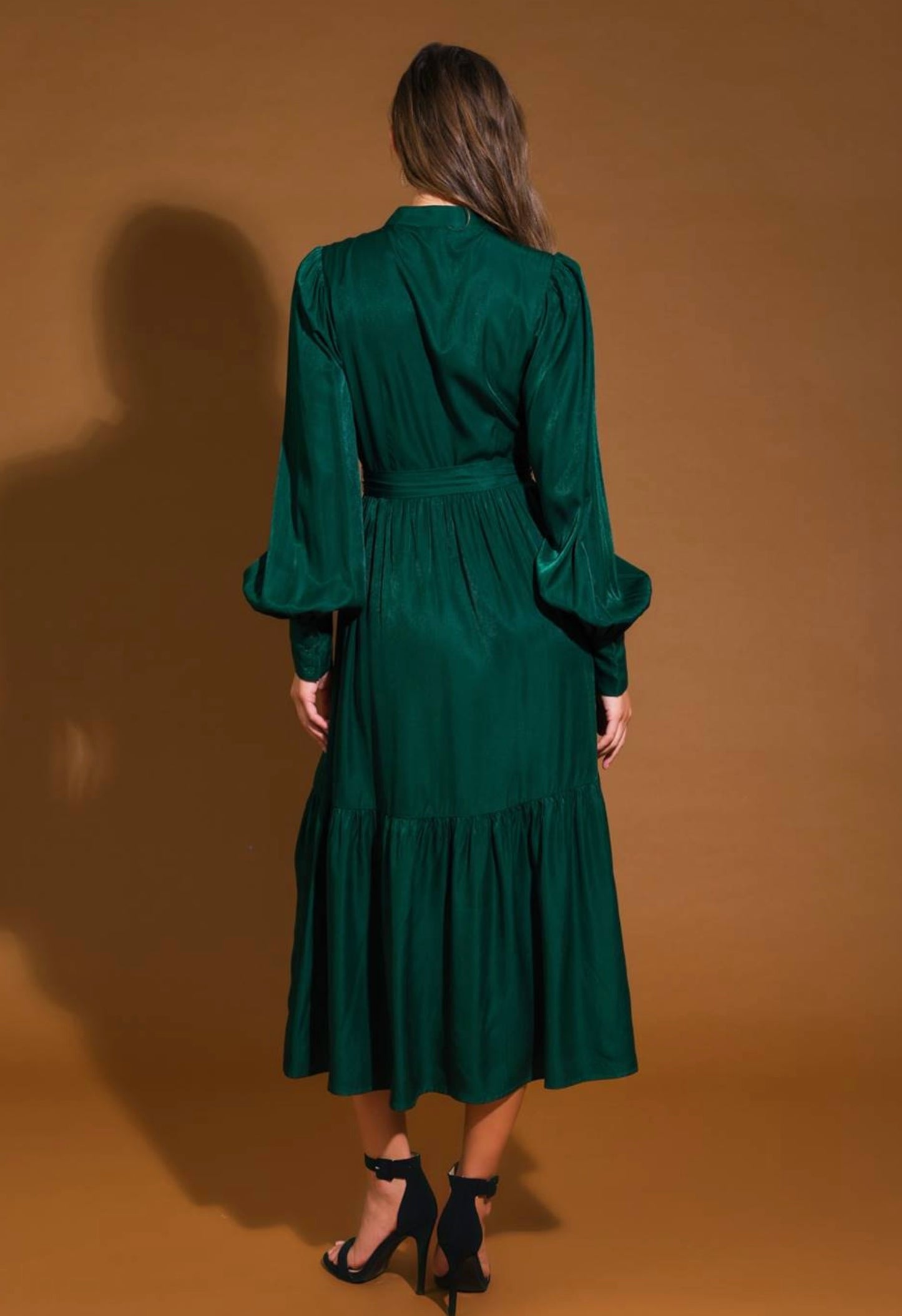 Emerald Midi Dress